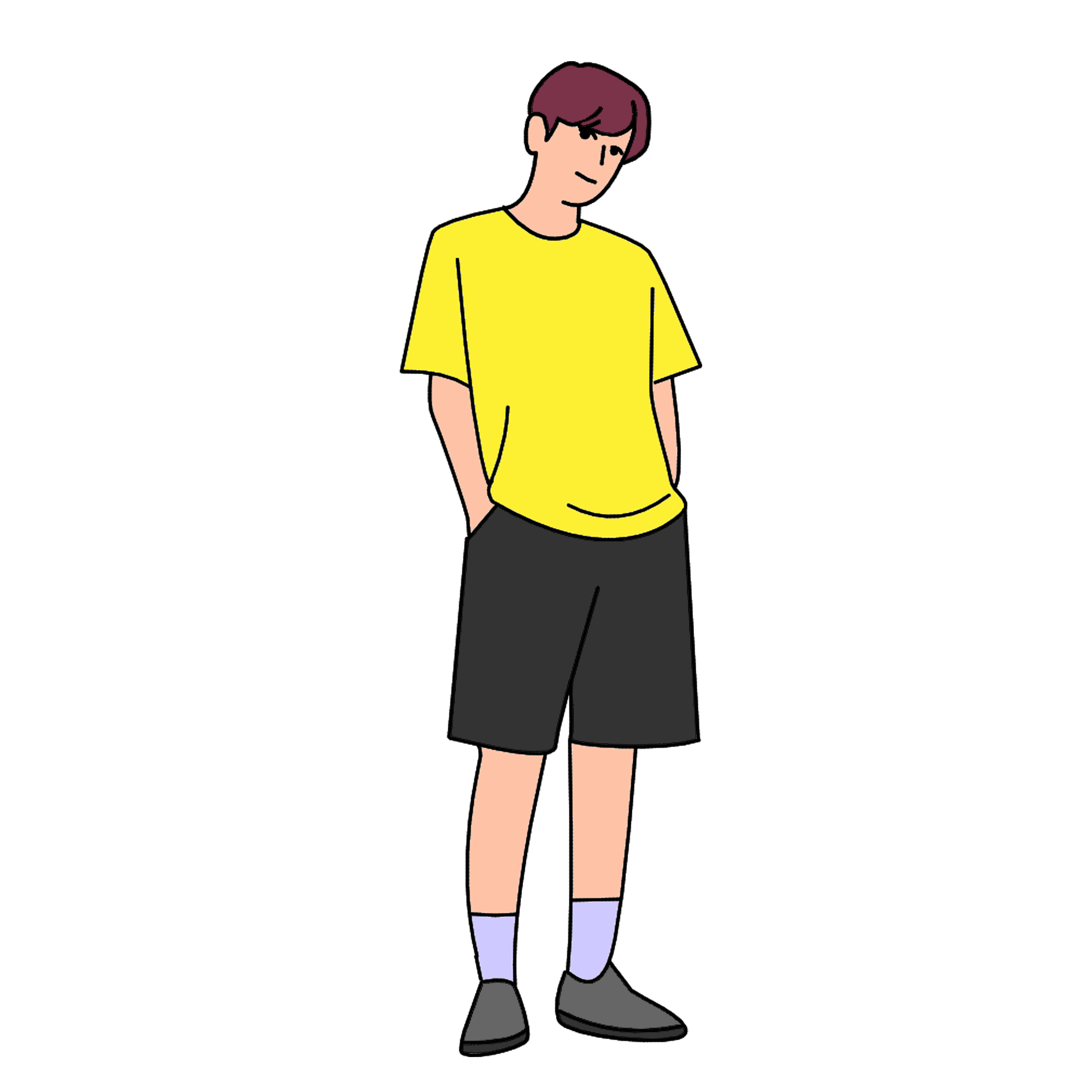 Drawing: Cool Boy